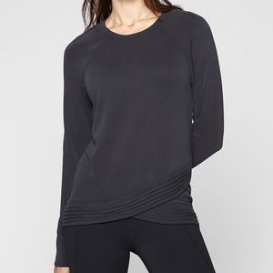 Athleta Serenity Criss Cross sweatshirt